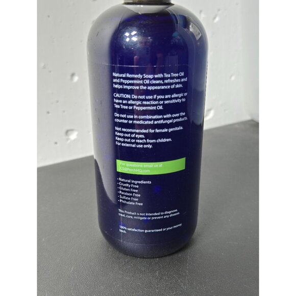 Truremedy Naturals Remedy Tea Tree Peppermint Aloe Soap Body Wash 12 Fl Oz - Picture 2 of 5